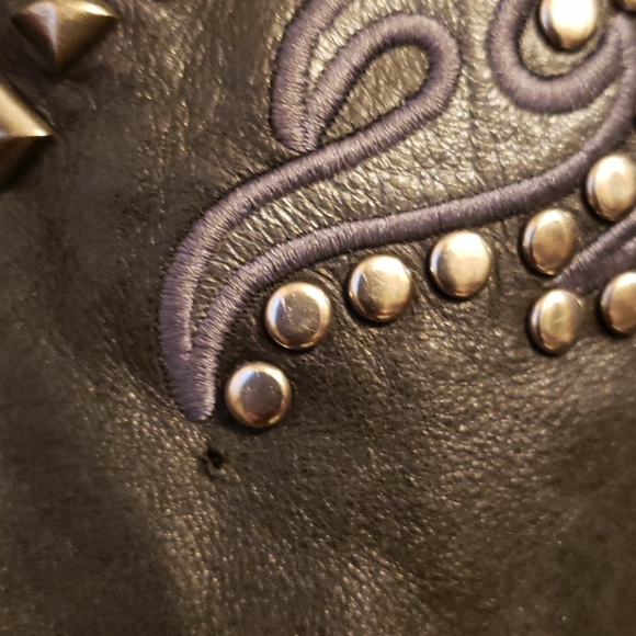 Ladies genuine leather Harley Davidson riding jack - Picture 5 of 7